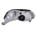 Picture of ANZO 1999-2000 Honda Civic Crystal Headlights Gun-Metal Gray