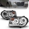 Picture of ANZO 2005-2010 Chrysler 300C Projector Headlights w/ Halo Chrome (CCFL) G2