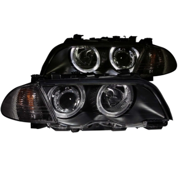 Picture of ANZO 1999-2001 BMW 3 Series E46 Projector Headlights w/ Halo Black (CCFL)