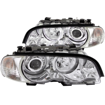 Picture of ANZO 2000-2003 BMW 3 Series E46 Projector Headlights w/ Halo Chrome