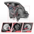 Picture of ANZO 2007-2012 Nissan Sentra Projector Headlights Black