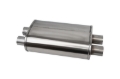 Picture of Corsa PRO-Series Tuned 304SS Muffler 2.5in Dual Inlet/Outlet - 22.25in OAL
