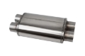 Picture of Corsa Pro-Series 304SS Packed Resonator - 3.0in Dual Inlet / Dual Outlet - 19in OAL