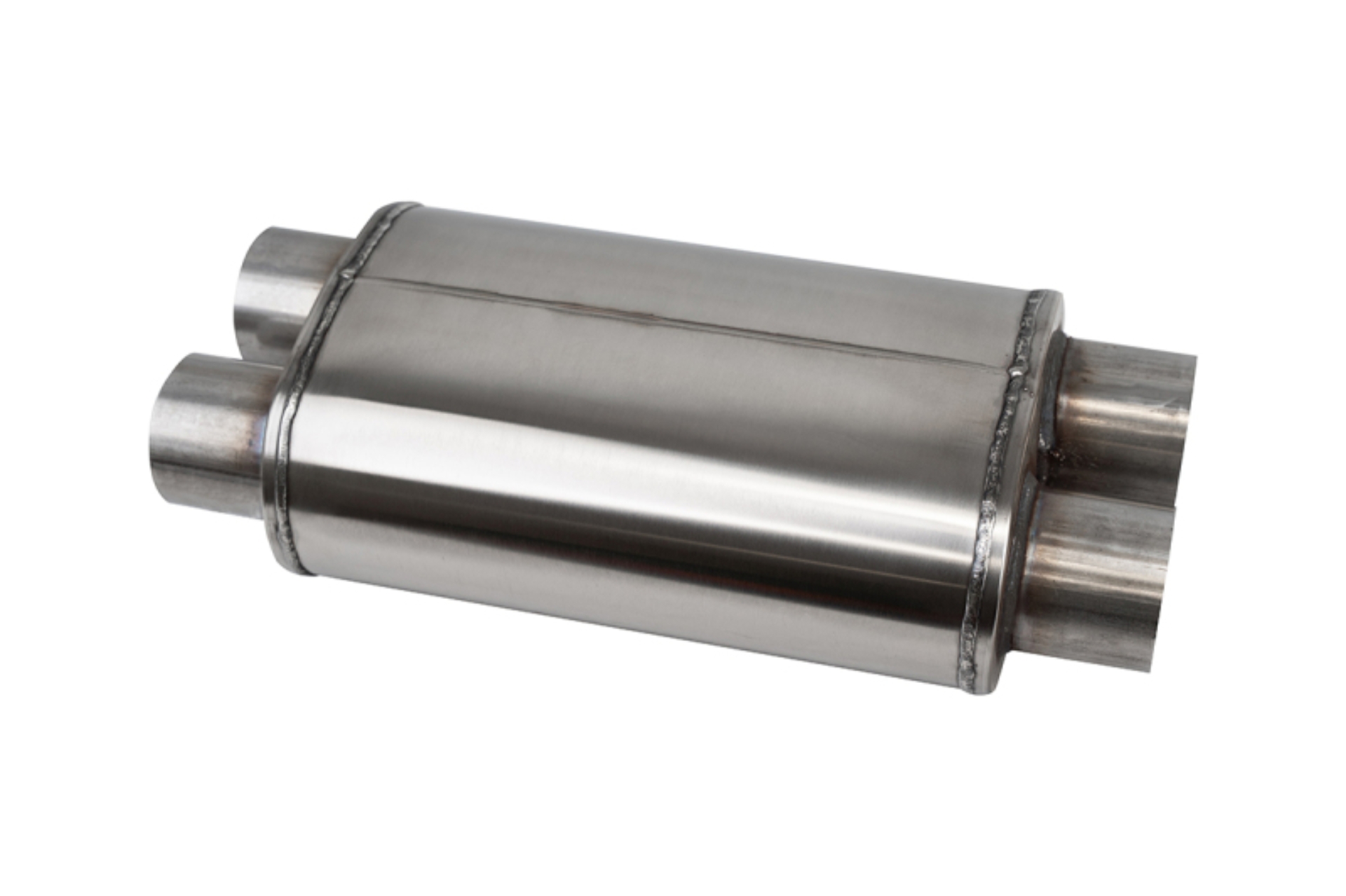 Picture of Corsa Pro-Series 304SS Packed Resonator - 3.0in Dual Inlet / Dual Outlet - 19in OAL