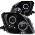Picture of ANZO 1997-2001 Honda Prelude Projector Headlights w/ Halo Black w/ LED