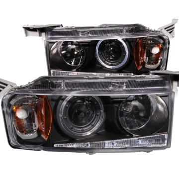 Picture of ANZO 2004-2007 Scion Xb Projector Headlights w/ Halo Black G2