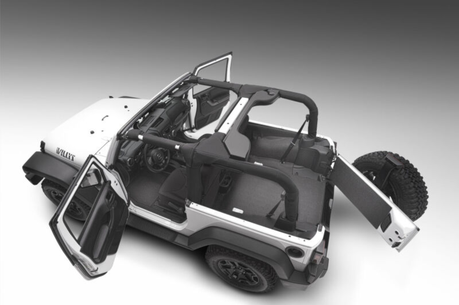 Picture of Husky Liners HL Guardian Impact Mats Bed Liners - HBTJK07R2