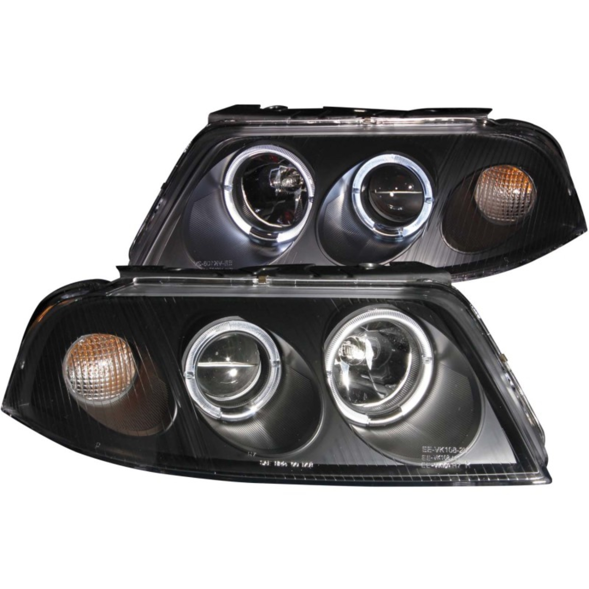 Picture of ANZO 2001-2005 Volkswagen Passat Projector Headlights w/ Halo Black