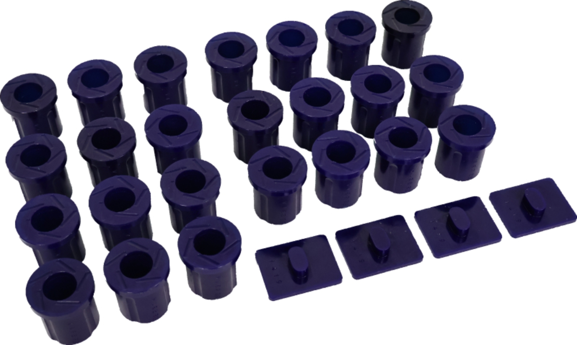 Picture of SuperPro 1967-1980 Toyota Land Cruiser Base Rear Leaf Spring and Slipper Pad Bushing Kit