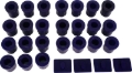 Picture of SuperPro 1967-1980 Toyota Land Cruiser Base Rear Leaf Spring and Slipper Pad Bushing Kit
