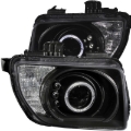 Picture of ANZO 2003-2006 Honda Element Projector Headlights w/ Halo Black