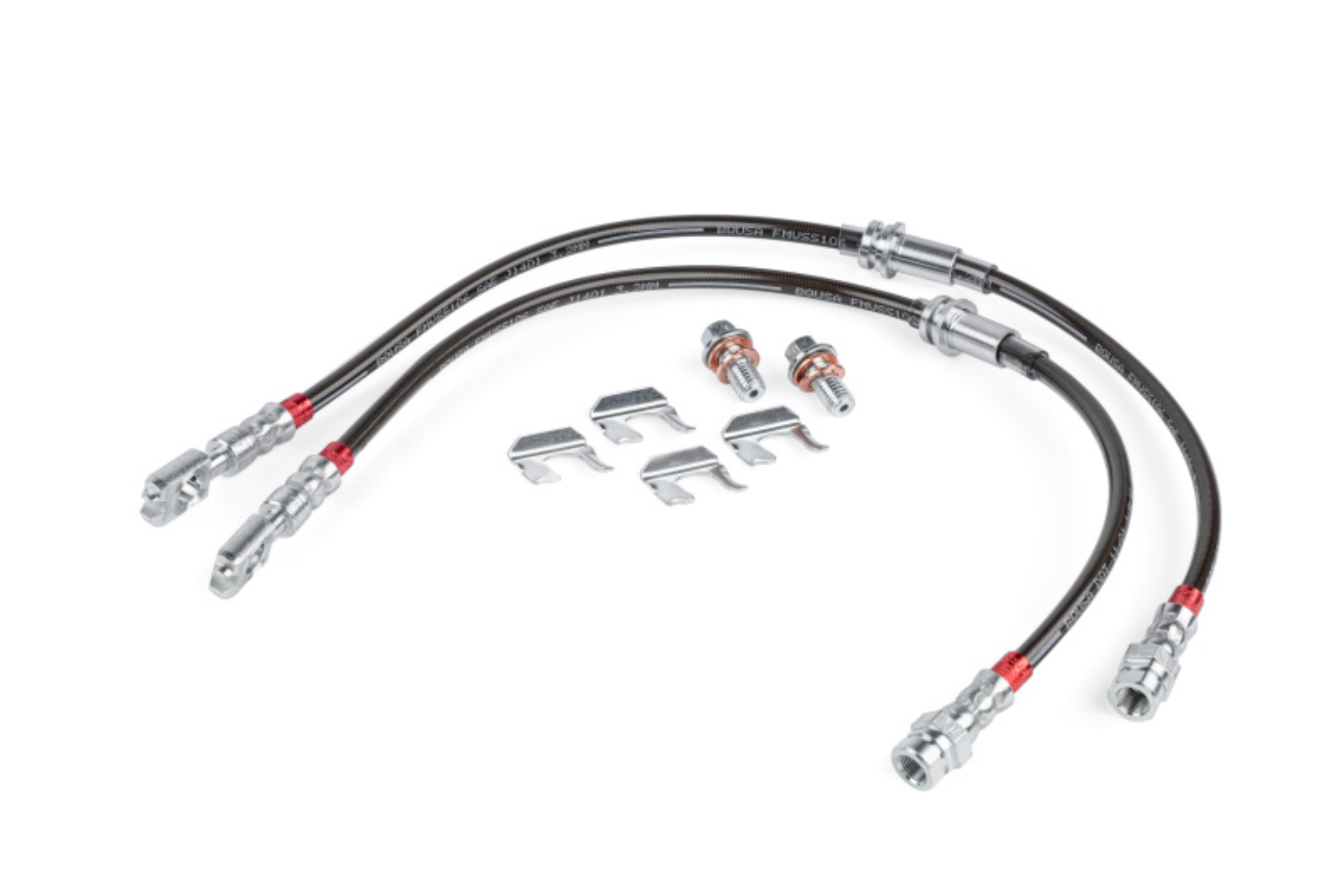 Picture of APR 15-20 Audi A3/A3 Quattro/S3/15-24 VW Golf R Braided Stainless Steel Brake Line Set - Front