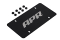 Picture of APR License Plate - Silver Logo/Black Plate