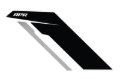 Picture of APR Sideburn Stickers - Black APR/Silver Stripe (Pair)