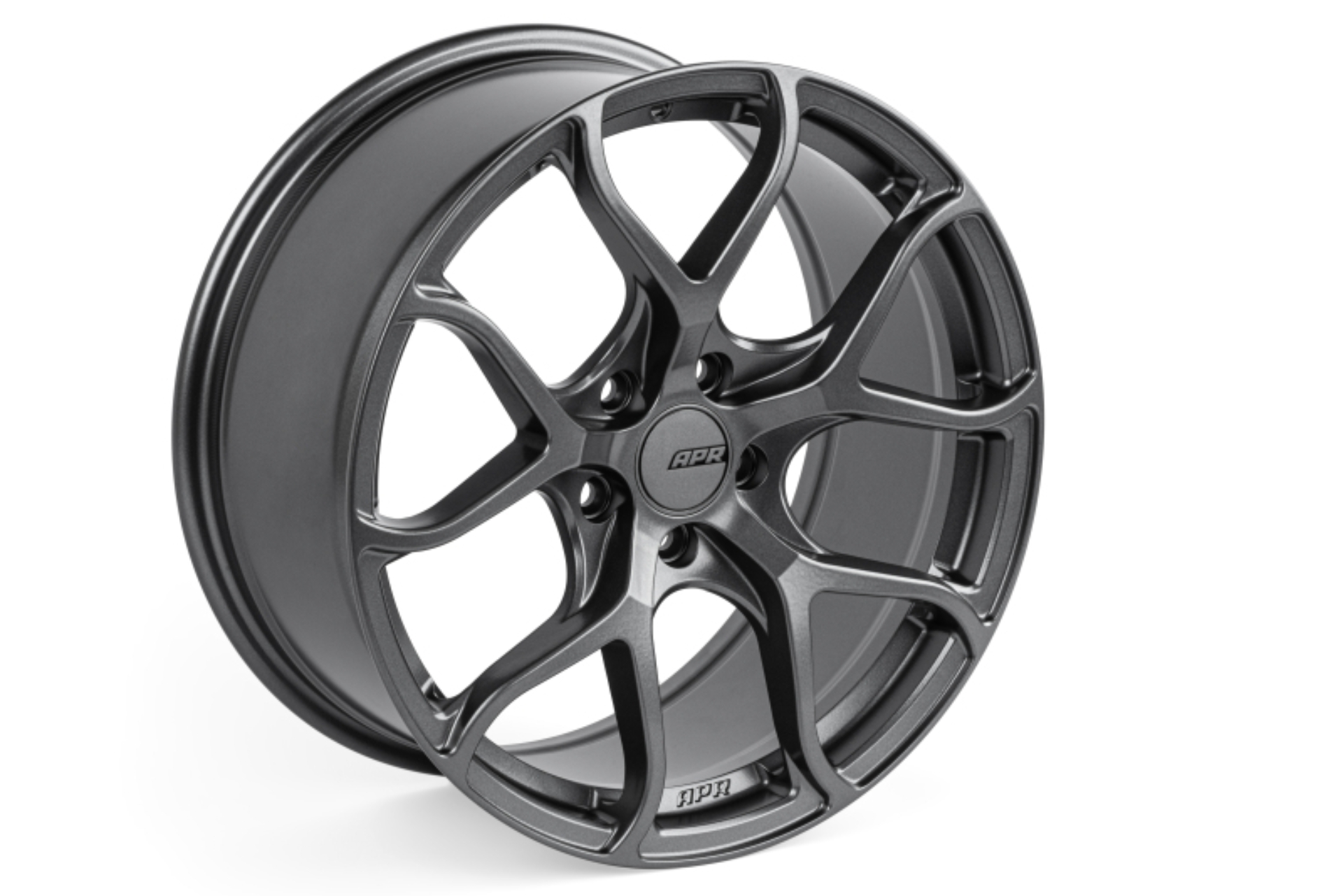 Picture of APR A01 Flow Formed 18x8.5 / 5x112 / ET45 / 66.5mm Bore / Gunmetal Grey Wheel