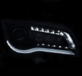 Picture of ANZO 2011-2014 Chrysler 300 Projector Headlights w/ Plank Style Design Black