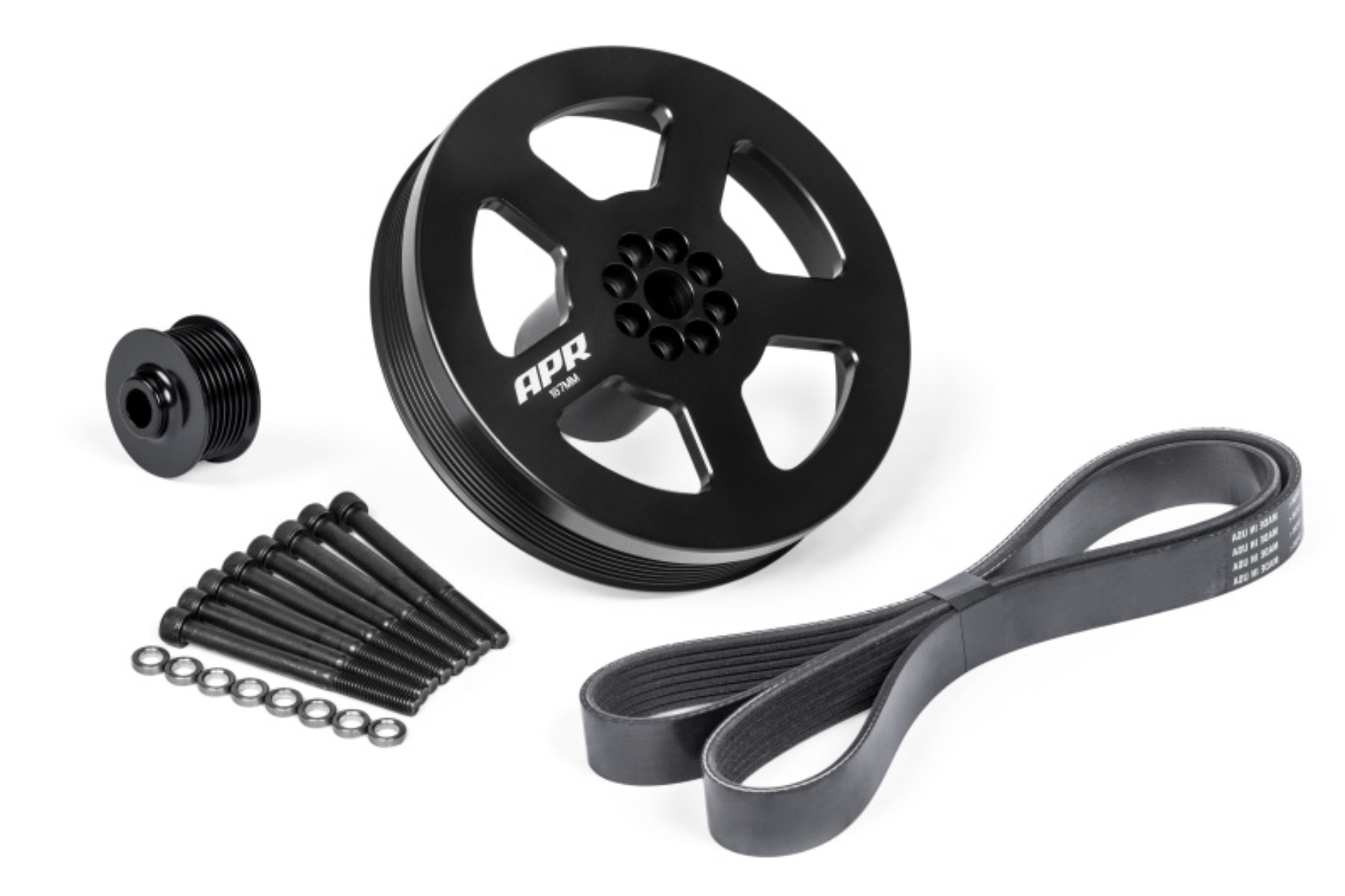 Picture of APR 09-18 Audi A6/A7/A8 Quattro (3.0 TFSI) Supercharger Drive & Crank Pulley w/Belt (Press On)