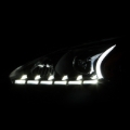 Picture of ANZO 2013-2014 Nissan Altima Projector Headlights w/ Plank Style Design Black