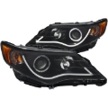 Picture of ANZO 2012-2013 Toyota Camry Projector Headlights w/ Halo Black
