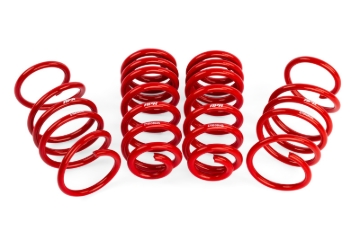 Picture of APR 22-26 Volkswagen Golf R (MK8) Roll-Control Lowering Springs - Red