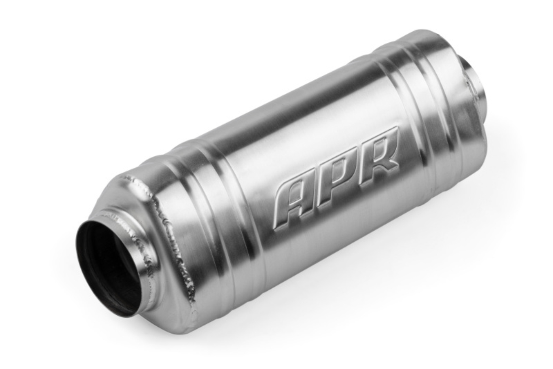 Picture of APR Premium Sound Absorption Muffler - Straight 76mm (3in) - Triangle Body 345mm x 128mm x 131mm