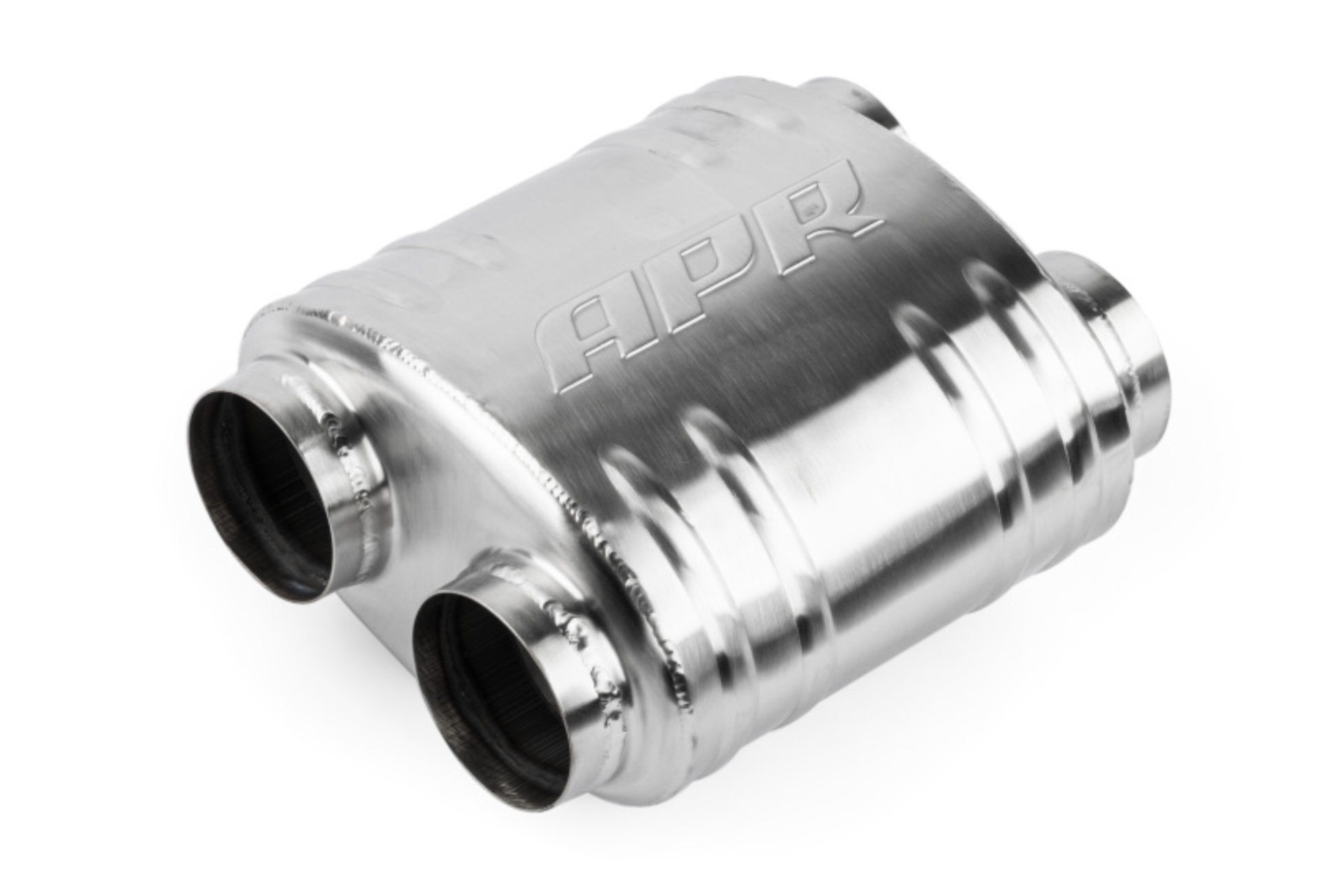 Picture of APR Premium Sound Absorption Muffler - Dual 70mm (2.75in) - Oval Body 217mm x 134mm x 210mm