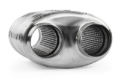 Picture of APR Premium Sound Absorption Muffler - Dual 70mm (2.75in) - Oval Body 217mm x 134mm x 210mm