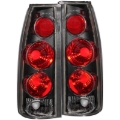 Picture of ANZO 1999-2000 Cadillac Escalade Taillights Black 3D Style