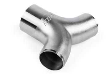 Picture of APR Cast T304 Stainless Steel Y-Splitter - 76mm to Dual 63.5mm (3in to Dual 2.5in)