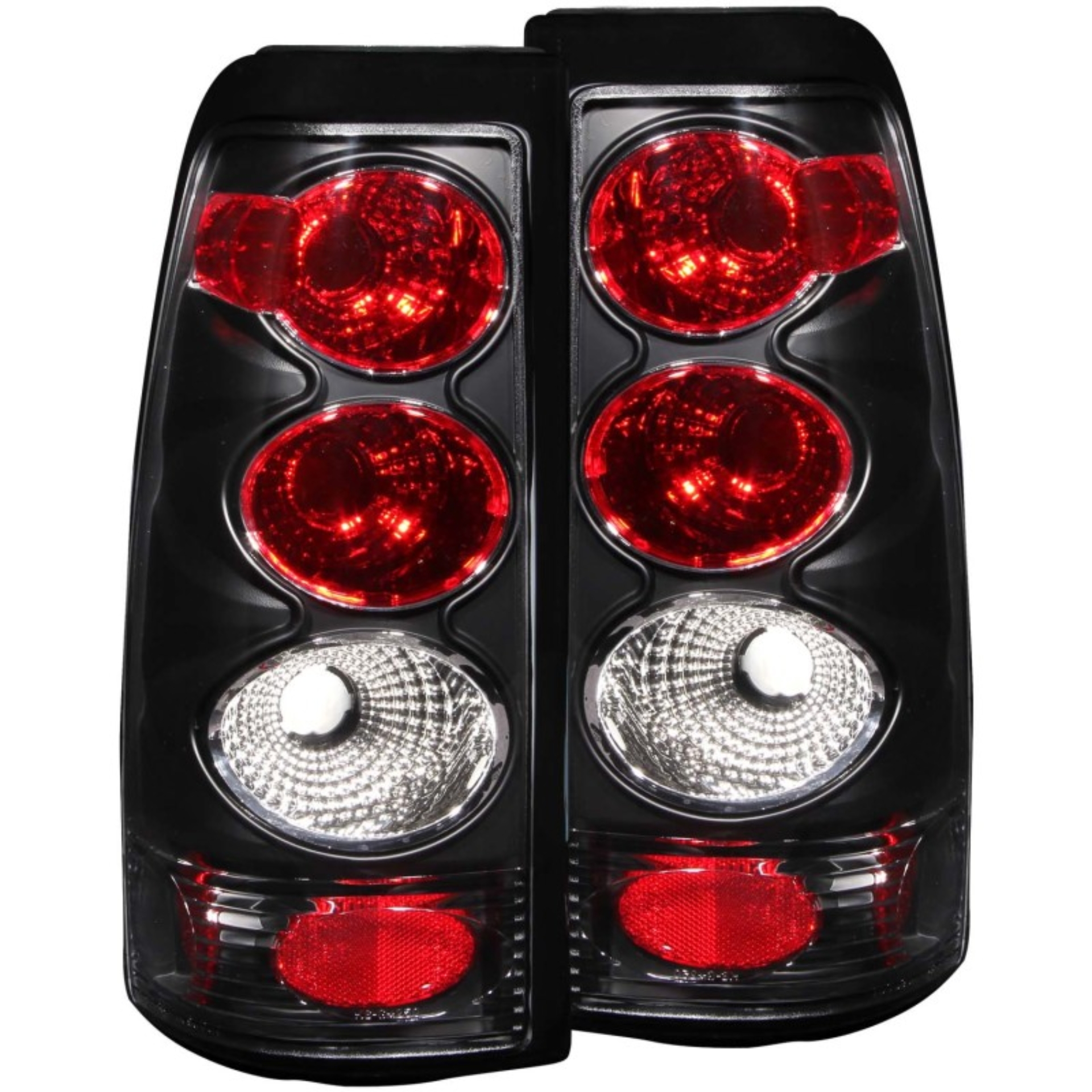 Picture of ANZO 1999-2002 Chevrolet Silverado 1500 Taillights Black