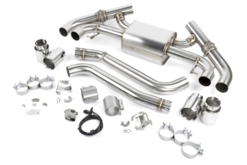 Picture of Dinan 23-26 BMW M240i/M240i xDrive (G42) Valved Axleback Exhaust System - Polished Tips