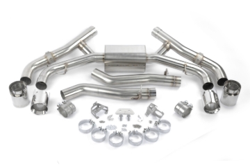 Picture of Dinan 20-26 BMW X5 M/X6 M (F95/F96) Valved Axleback Exhaust System - Polished Tips