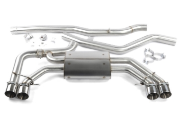 Picture of Dinan 18-25 BMW X3 M40i/X4 M40i (G01/G02) Valved Catback Exhaust System - Polished Tips
