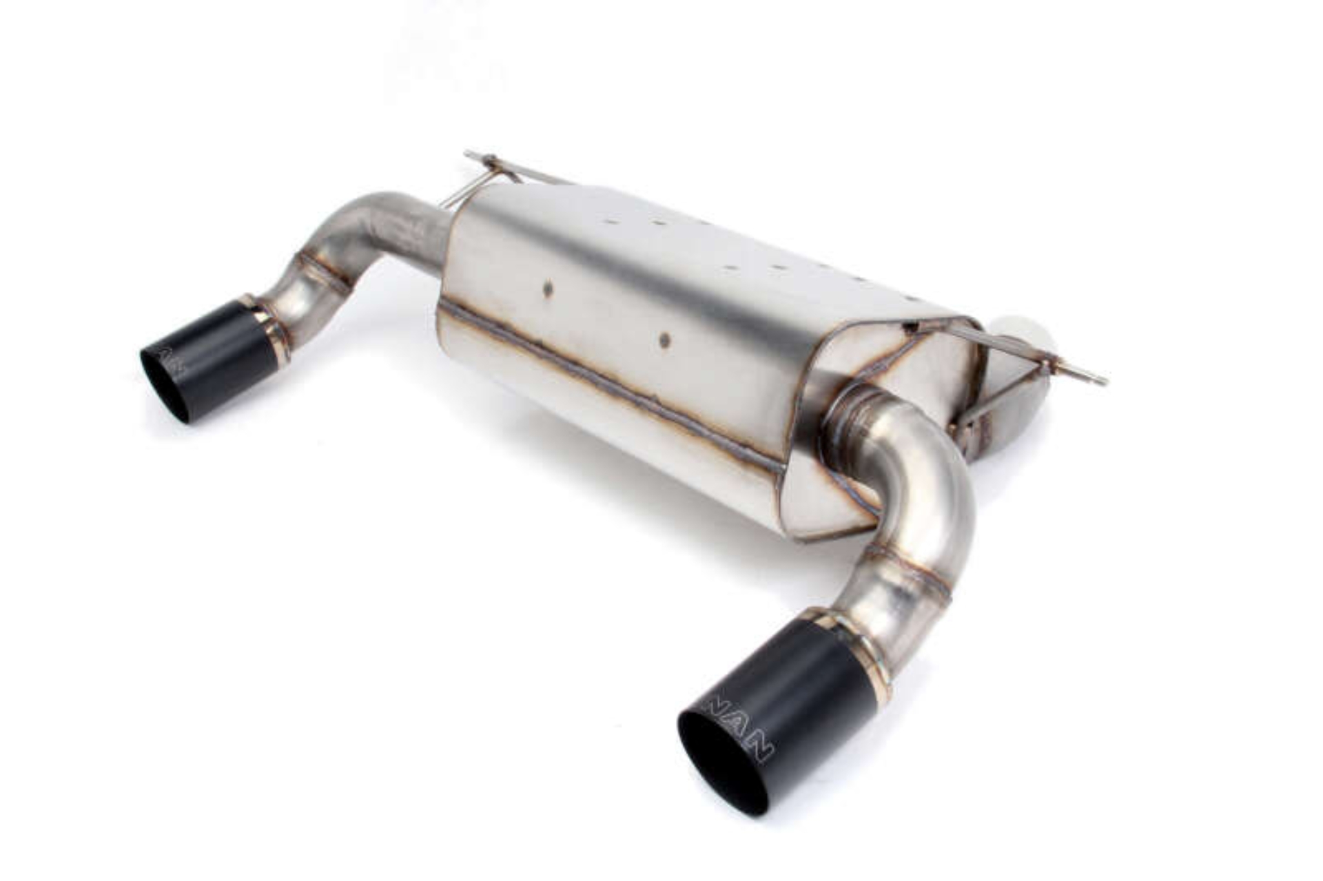 Picture of Dinan 17-20 BMW 440i (F33/F36) Free Flow Axleback Exhaust System - Black Tips