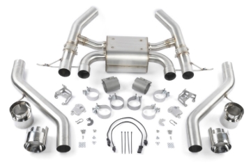 Picture of Dinan 23-26 BMW M2 (G87) Valved Axleback Exhaust System - Polished Tips