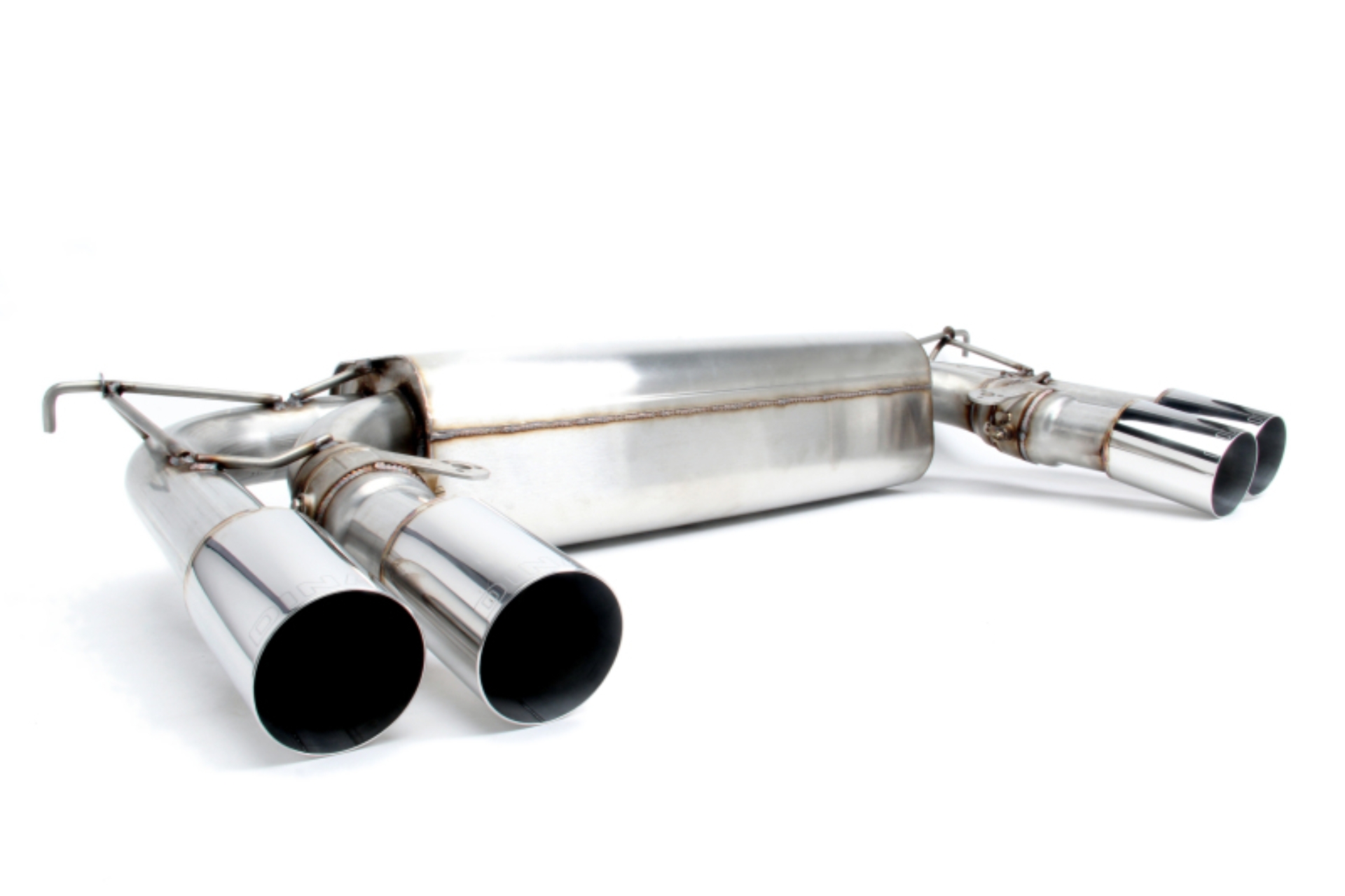 Picture of Dinan 15-19 BMW X5 M/X6 M (F85/F86) Free Flow Axleback Exhaust System - Polished Tips