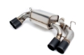Picture of Dinan 16-18 BMW M2 (F87) Free Flow Axleback Exhaust System - Black Tips