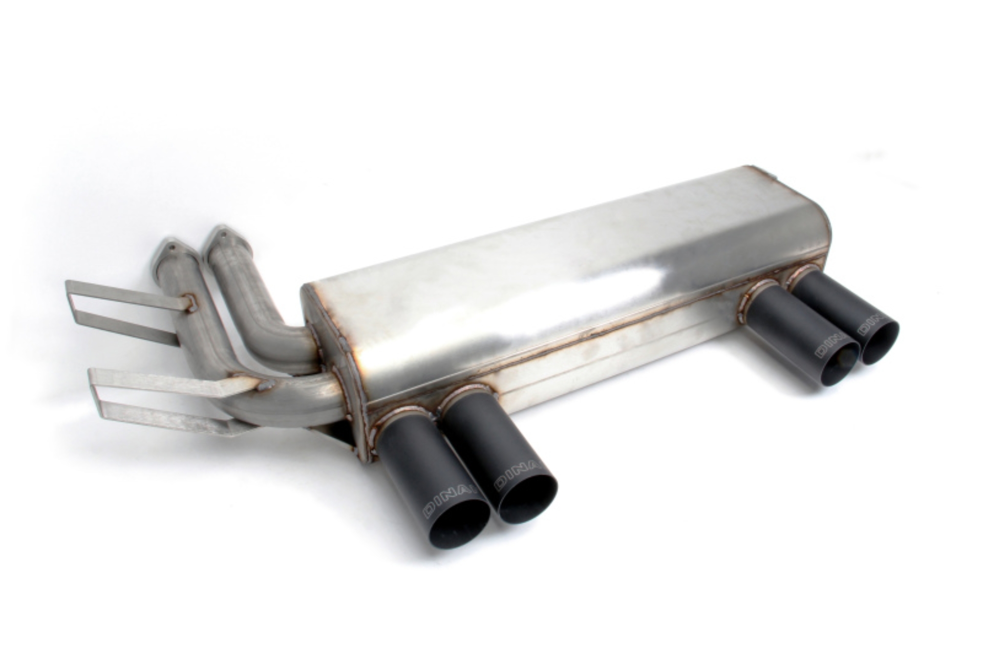 Picture of Dinan 01-06 BMW M3 (E46) Free Flow Axleback Exhaust - Black Tips