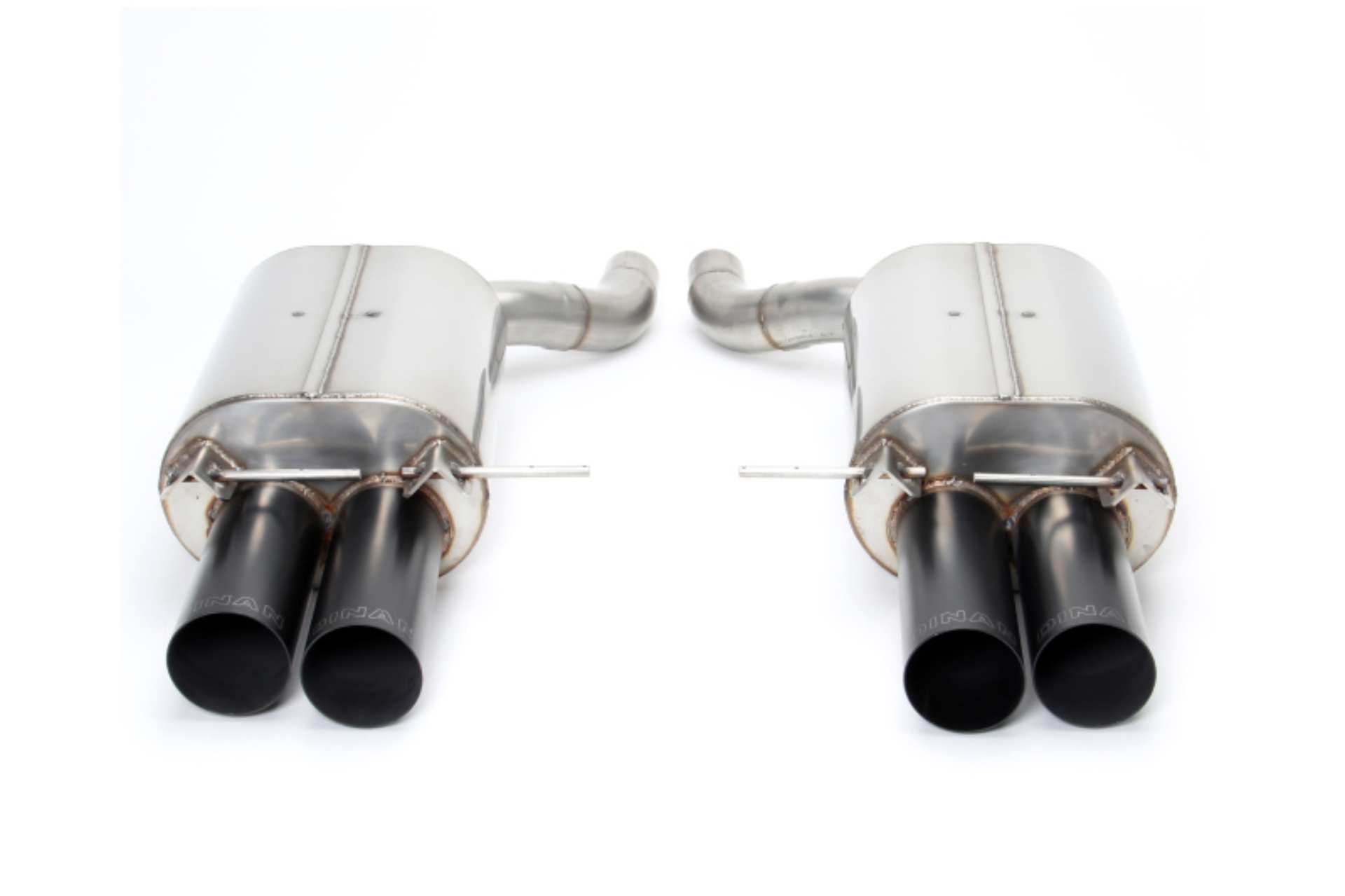 Picture of Dinan 06-10 BMW M5 (E60) Free Flow Axleback Exhaust System - Black Tips