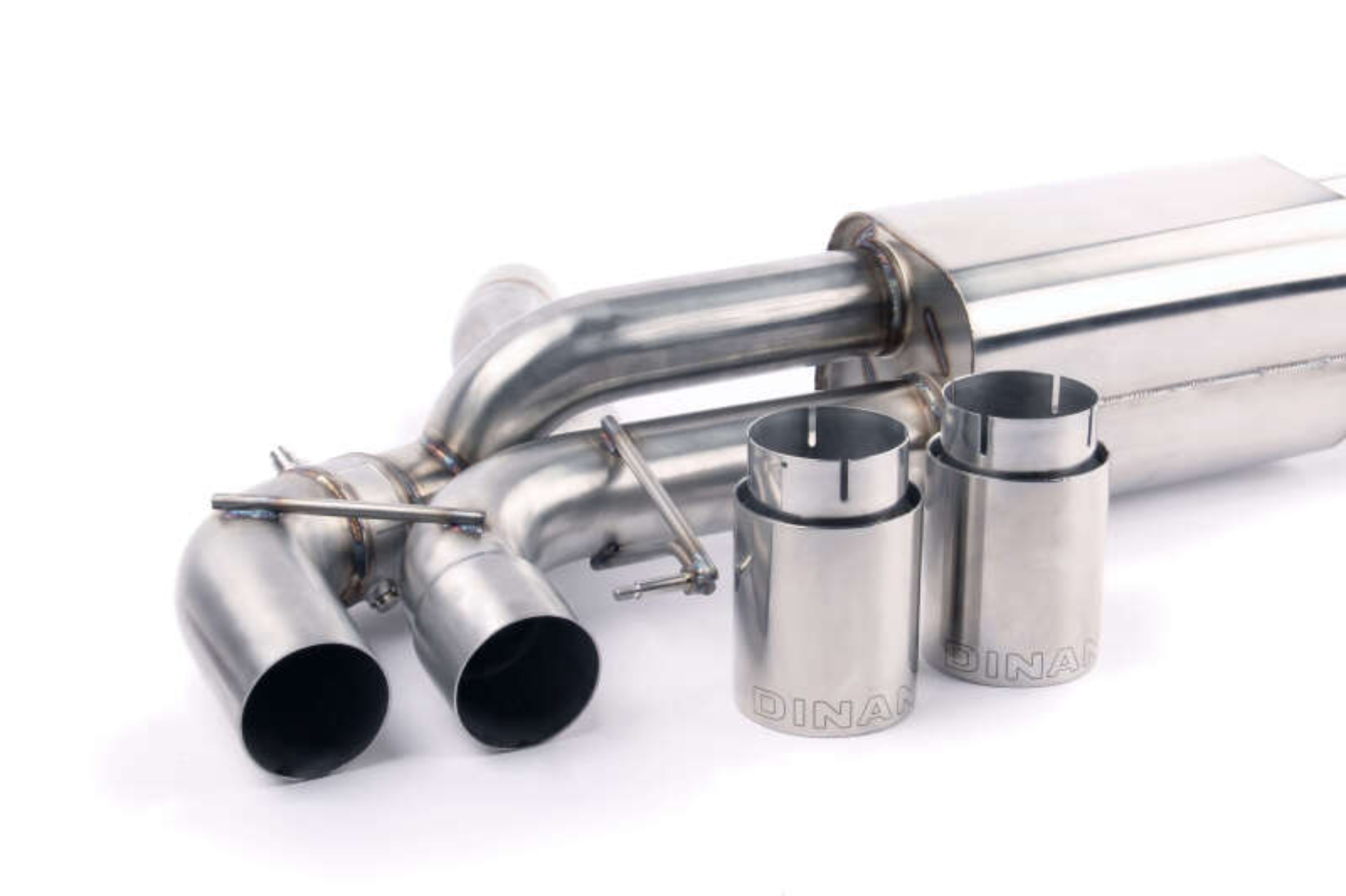 Picture of Dinan 18-23 BMW M5 (F90) Free Flow Axleback Exhaust System - Polished Tips
