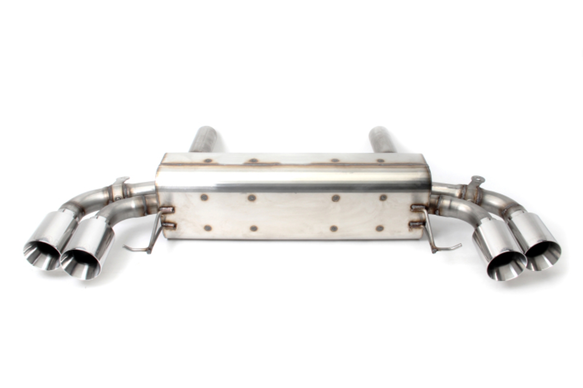 Picture of Dinan 18-23 BMW M550i (G30) Free Flow Axleback Exhaust System - Polished Tips