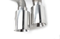 Picture of Dinan 18-23 BMW M550i (G30) Free Flow Axleback Exhaust System - Polished Tips