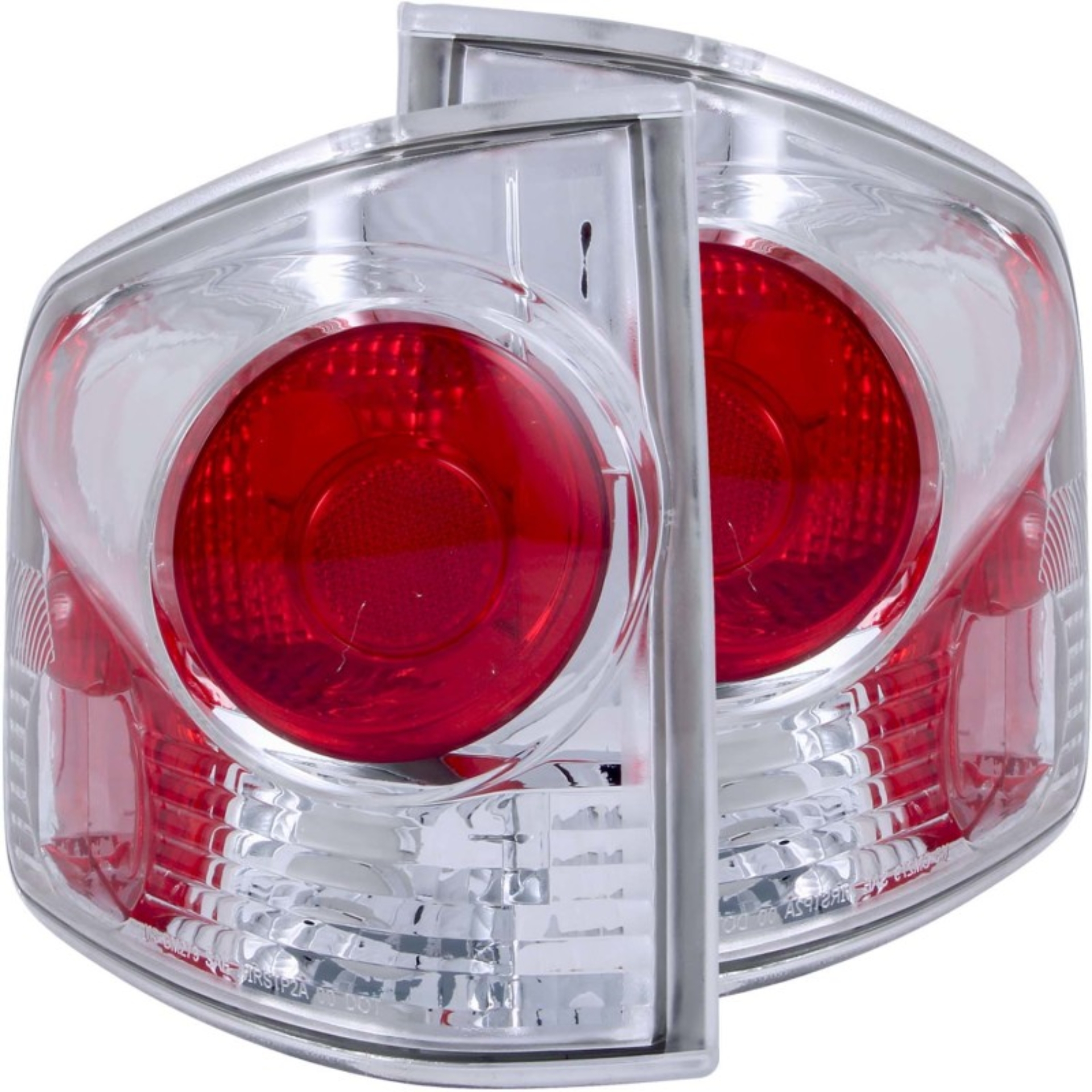 Picture of ANZO 1995-2005 Chevrolet S-10 Taillights Chrome 3D Style