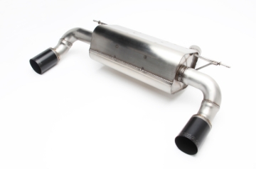 Picture of Dinan 14-16 BMW M235i (F22) w/o M-Performance Valence Free Flow Axleback Exhaust System - Black Tips