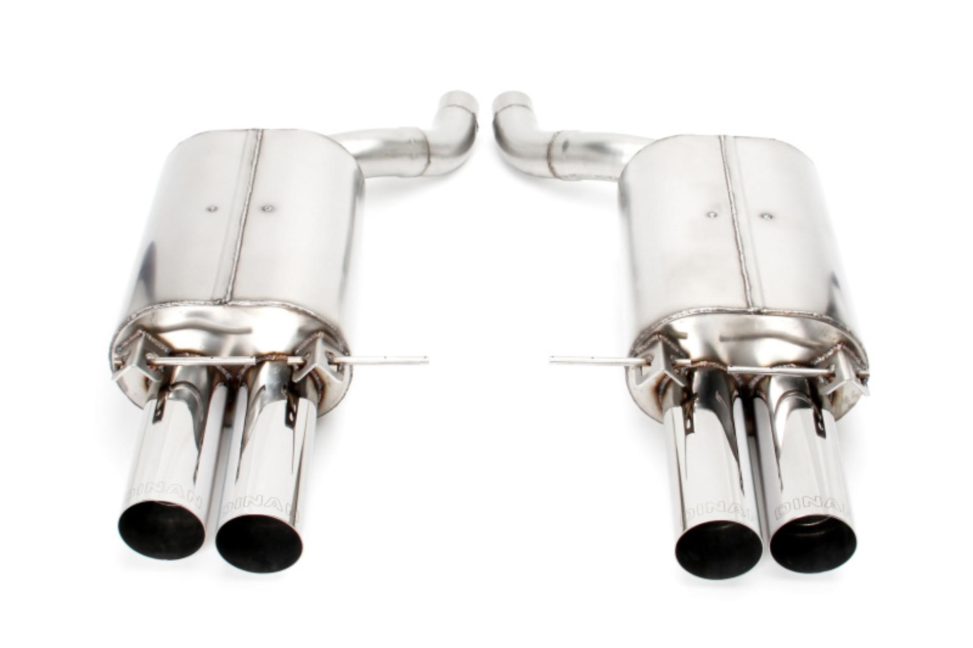 Picture of Dinan 06-10 BMW M5 (E60) Free Flow Axleback Exhaust System - Polished Tips