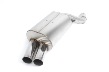 Picture of Dinan 97-03 BMW 540i (E39) w/Standard Bumper Free Flow Axleback Exhaust - Polished Tips