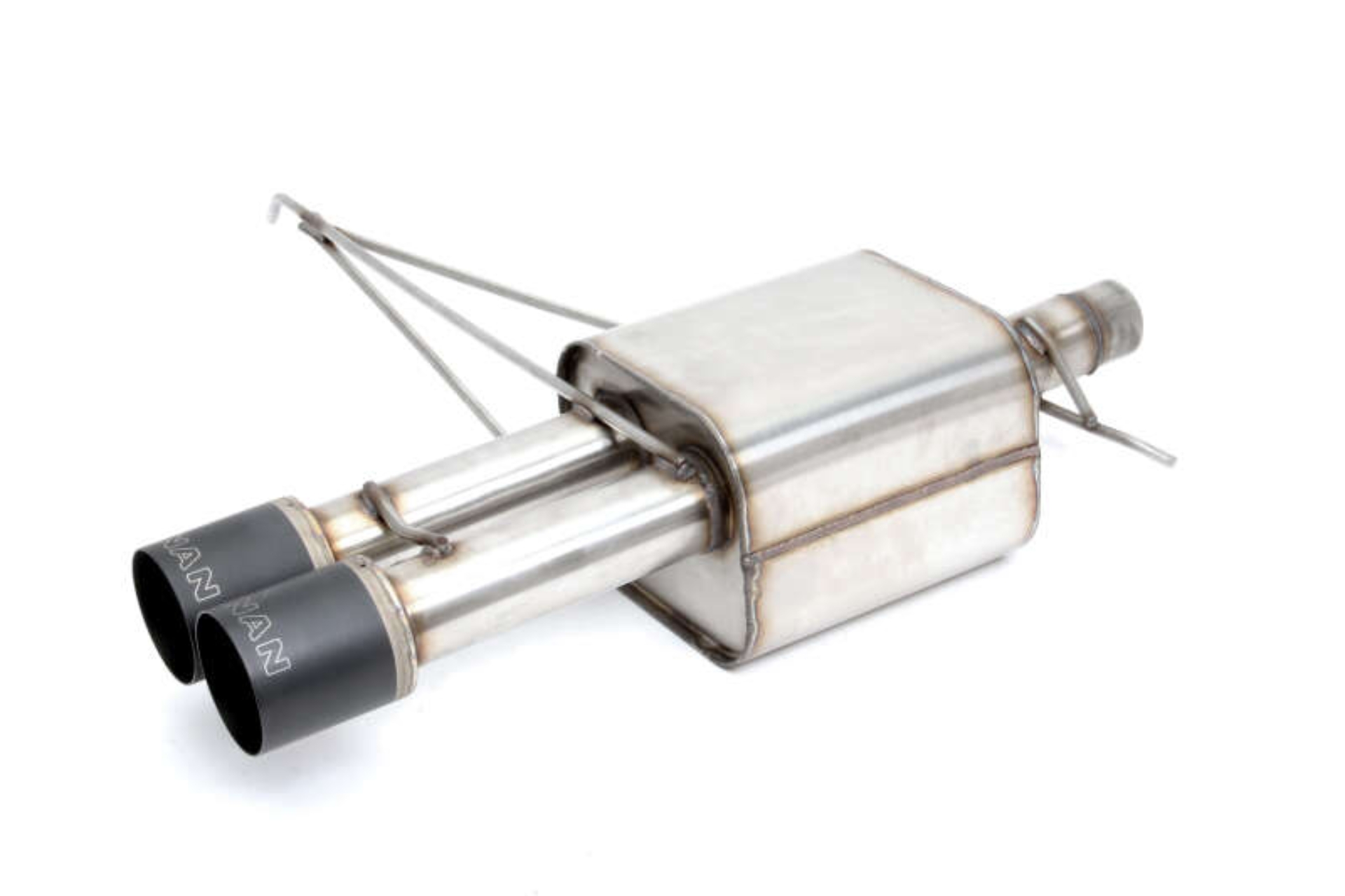 Picture of Dinan 14-24 Mini Cooper S (F56) 3-Door Free Flow Axleback Exhaust System - Black Tips