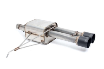 Picture of Dinan 14-24 Mini Cooper S (F55) 5-Door Free Flow Axleback Exhaust System - Black Tips