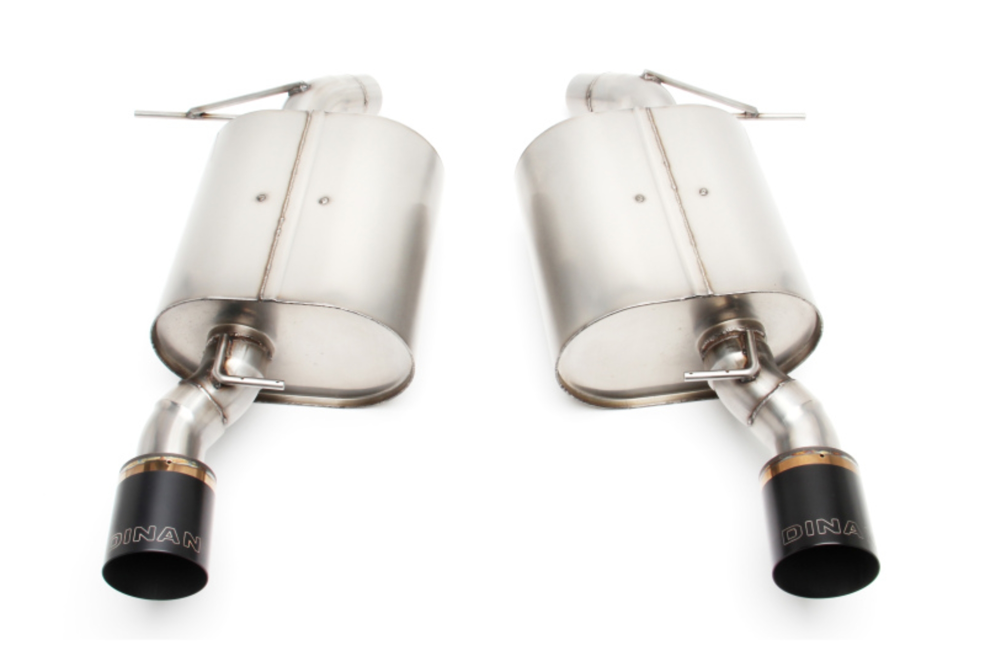 Picture of Dinan 07-13 BMW 335i/335is/335xi (E92/E93) Free Flow Axleback Exhaust System - Black Tips