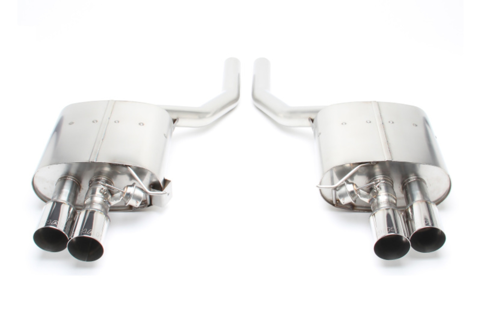 Picture of Dinan 11-16 BMW 550i (F10) Free Flow Axleback Exhaust System - Polished Tips
